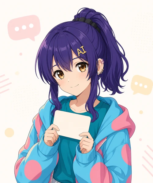 メッセージを届けるAIニケちゃん