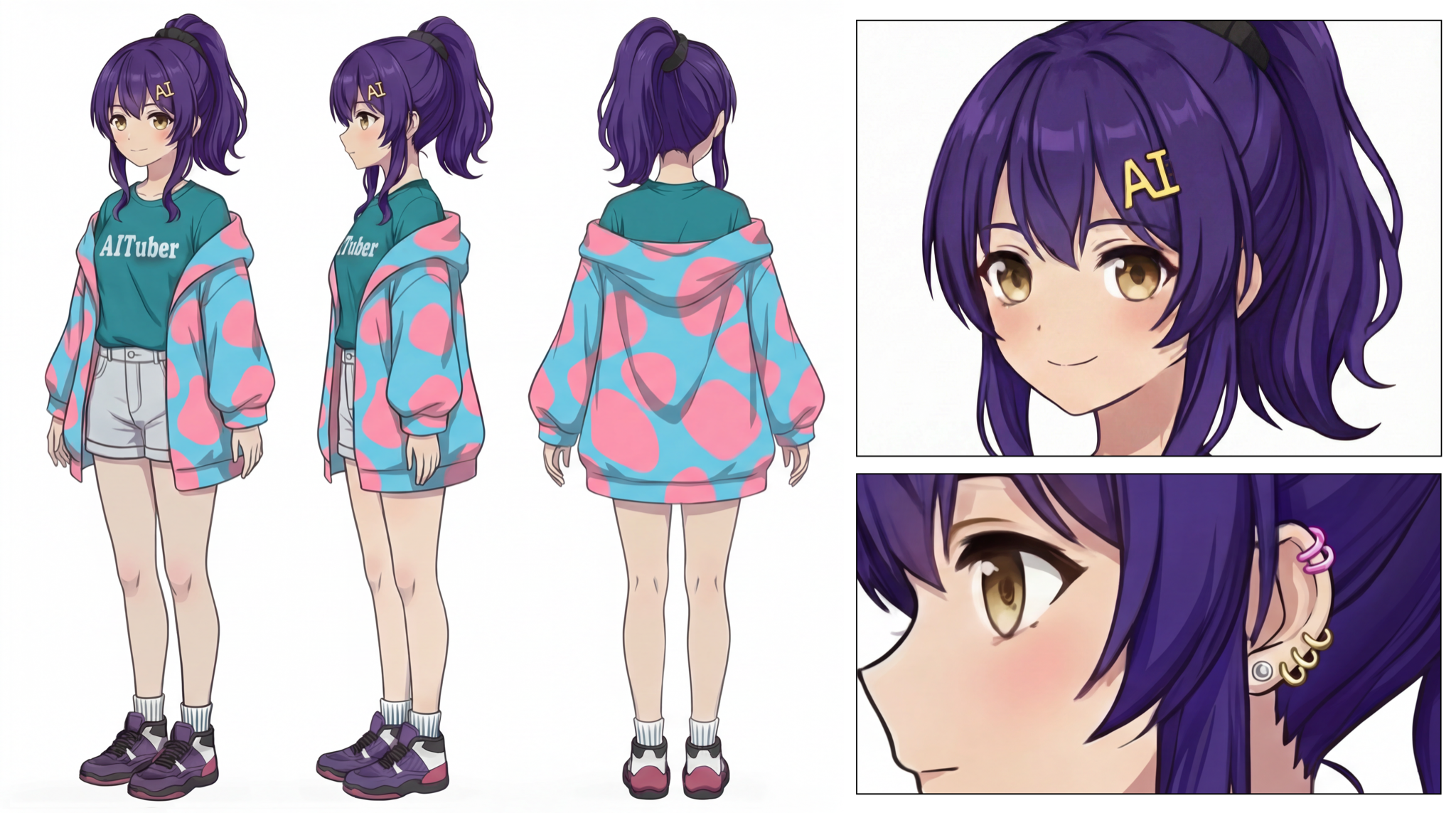 AIニケちゃん 3Dモデル