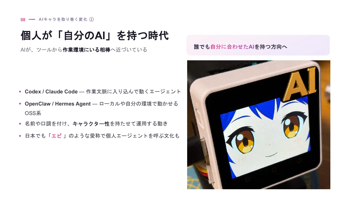 AIキャラクター開発者が考える作り方と育て方 - スライド 9